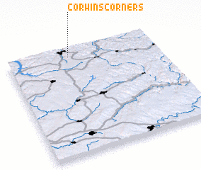 3d view of Corwins Corners