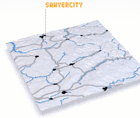 3d view of Sawyer City