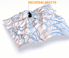 3d view of Hacienda La Posta