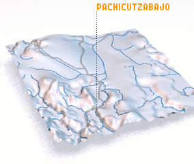 3d view of Pachicutza Bajo