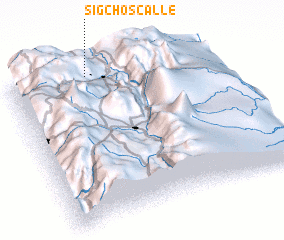 3d view of Sigchoscalle