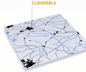 3d view of Cloverdale