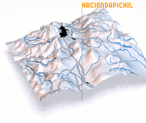 3d view of Hacienda Pichil