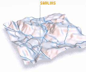 3d view of San Luis