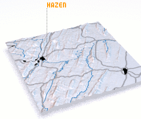 3d view of Hazen