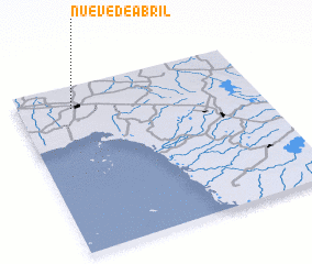 3d view of Nueve de Abril