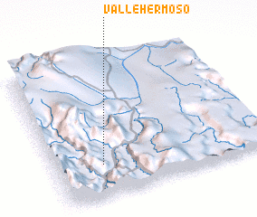 3d view of Valle Hermoso