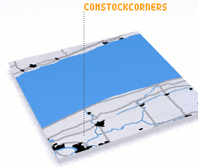 3d view of Comstock Corners