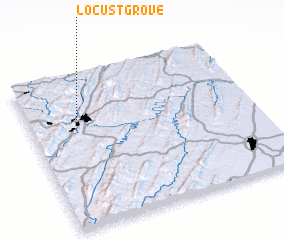 3d view of Locust Grove