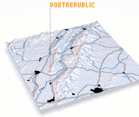 3d view of Port Republic