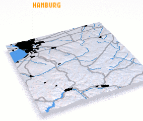 3d view of Hamburg