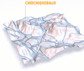 3d view of Chinchique Bajo