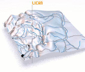 3d view of Licán