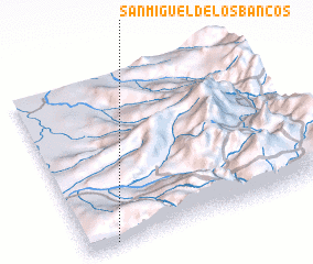 3d view of San Miguel de los Bancos