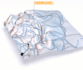 3d view of San Miguel