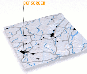 3d view of Bens Creek