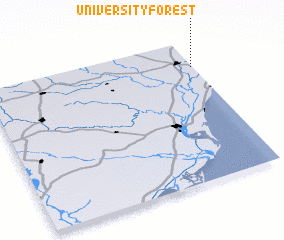 3d view of University Forest