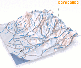 3d view of Pacopampa