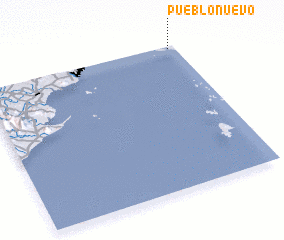 3d view of Pueblo Nuevo