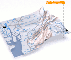 3d view of San Joaquín