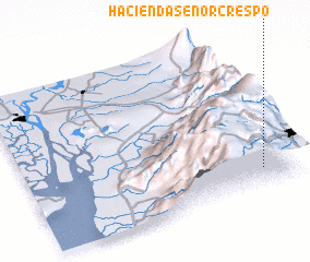 3d view of Hacienda Señor Crespo