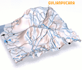 3d view of Gulianpucará