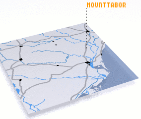 3d view of Mount Tabor