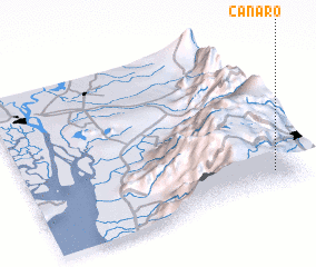 3d view of Cañaro