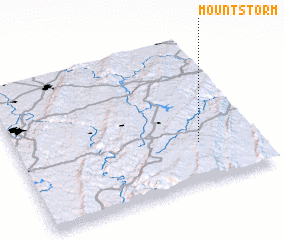 3d view of Mount Storm