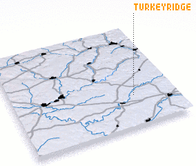 3d view of Turkey Ridge