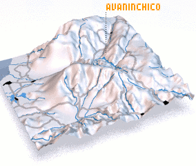 3d view of Avañín Chico