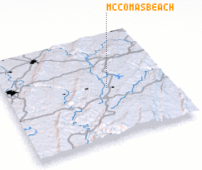 3d view of McComas Beach