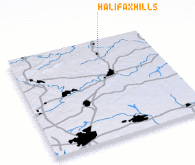 3d view of Halifax Hills