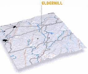 3d view of Elder Hill