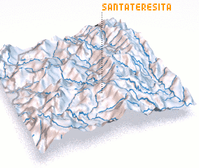 3d view of Santa Teresita