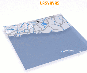 3d view of Las Yayas