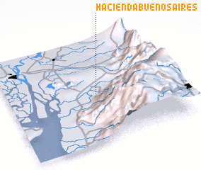 3d view of Hacienda Buenos Aires