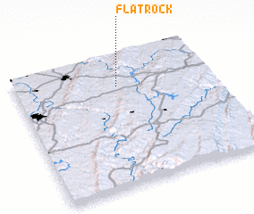 3d view of Flat Rock