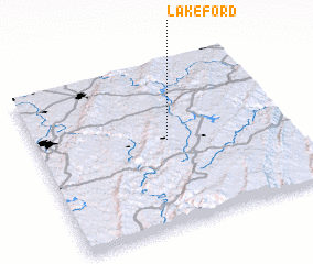 3d view of Lake Ford