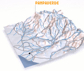 3d view of Pampa Verde