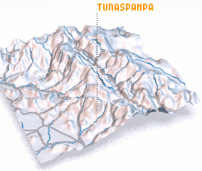 3d view of Tunas Pampa