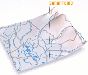 3d view of San Antonio