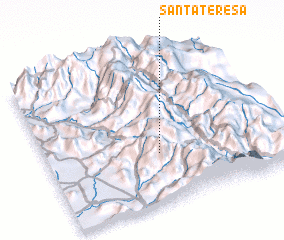 3d view of Santa Teresa