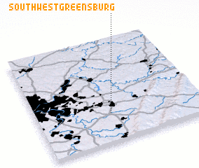 3d view of Southwest Greensburg