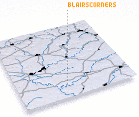 3d view of Blairs Corners