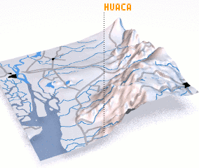 3d view of Huaca