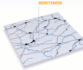 3d view of Henrys Bend