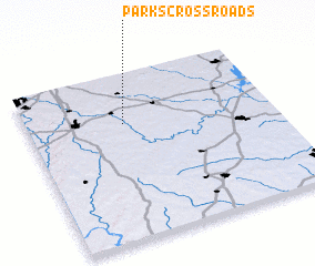 3d view of Parks Crossroads