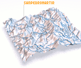 3d view of San Pedro Mártir