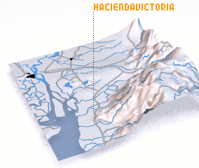 3d view of Hacienda Victoria